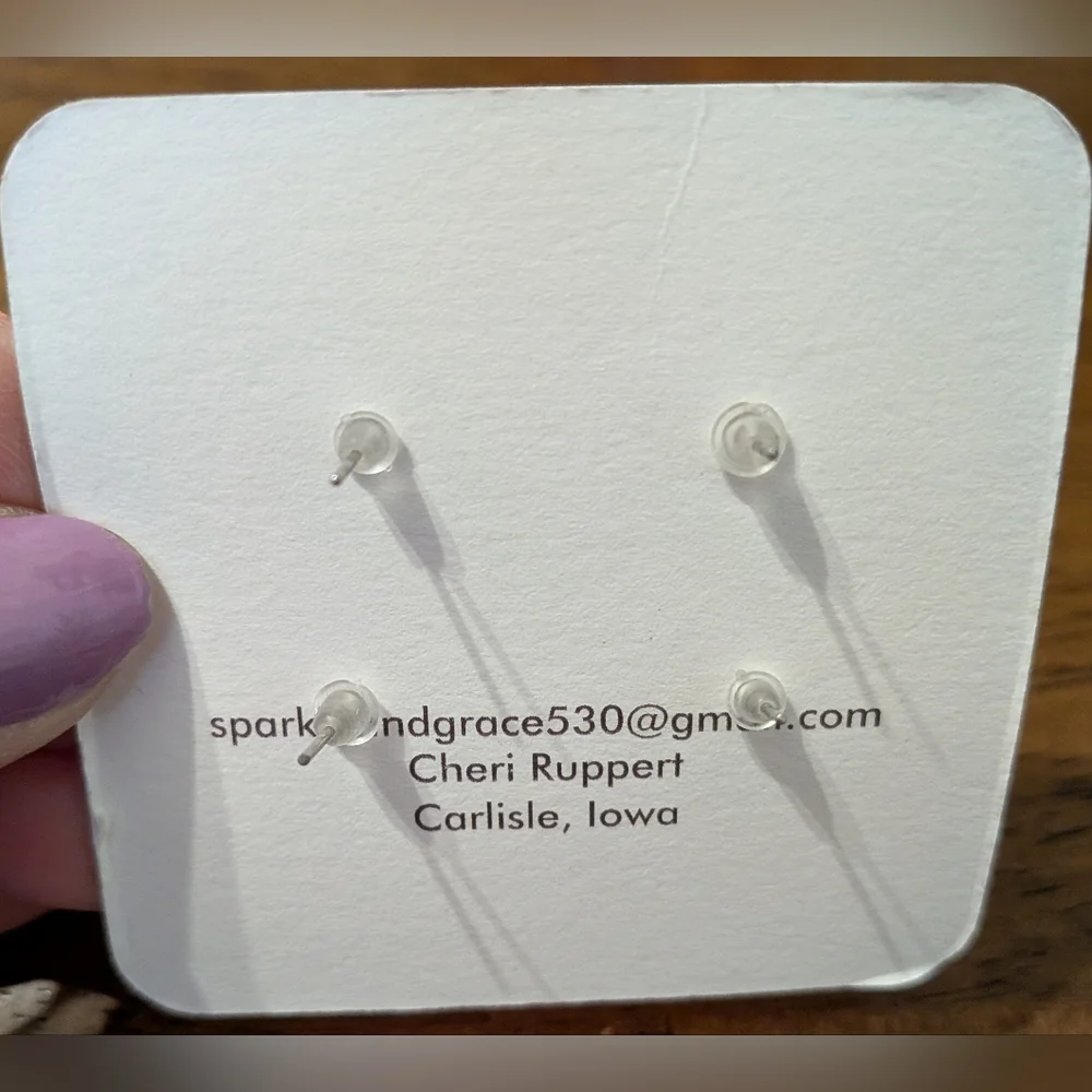 Handmade Clay Teacher Earrings Set - Picture 3 of 3